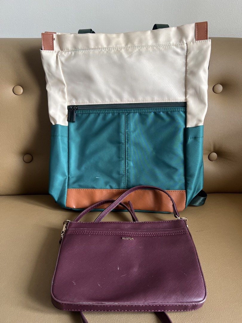 Laptop bag with free Parfois bag (Category: Laptop Bags & Sleeves) located in Quezon City. Submitted by felizdoss (Listing ID 1434017840, Image 1). Description: For sale: laptop backpack with luggage sleeve. No issue. Free: Parfois xbody bag.