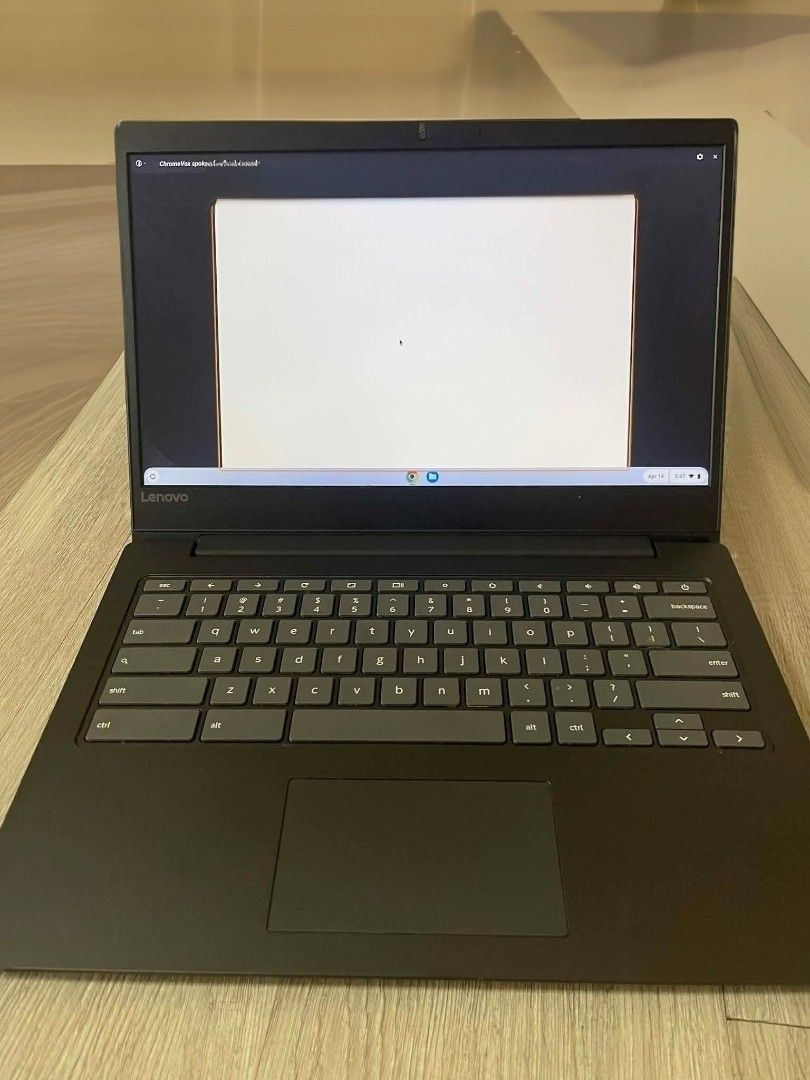 Lenovo Chromebook Laptop (Category: Laptops & Notebooks) located in Manila. Submitted by elexlaptop (Listing ID 1434039885, Image 1). Description: - Black Lenovo Chromebook - Full keyboard and touchpad - Screen is on and clear - Lenovo logo visible Hi! 😊 🚩🚩🚩PROMO🚩🚩🚩 For only 6,399! Avail na po kayo ng Lenovo Chromebook👍 Good for students or employees. 👉Type C port 👉SD slot 👉HDMI 👉4GB RAM 👉64GB storage 🔥We ship nationwide via LBC 🔥C