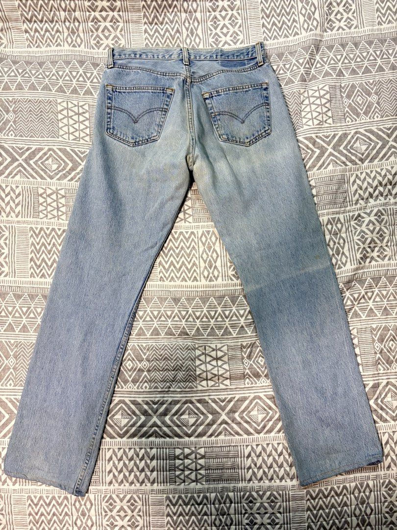 Levi's 501 Jeans (Category: Jeans) located in Marikina City. Submitted by surity99 (Listing ID 1434053647, Image 3). Description: Vintage levi's made in the USA Tag says women WAIST 15 in Rise 11 in Inseam 30 in Hem width 7.7 in .