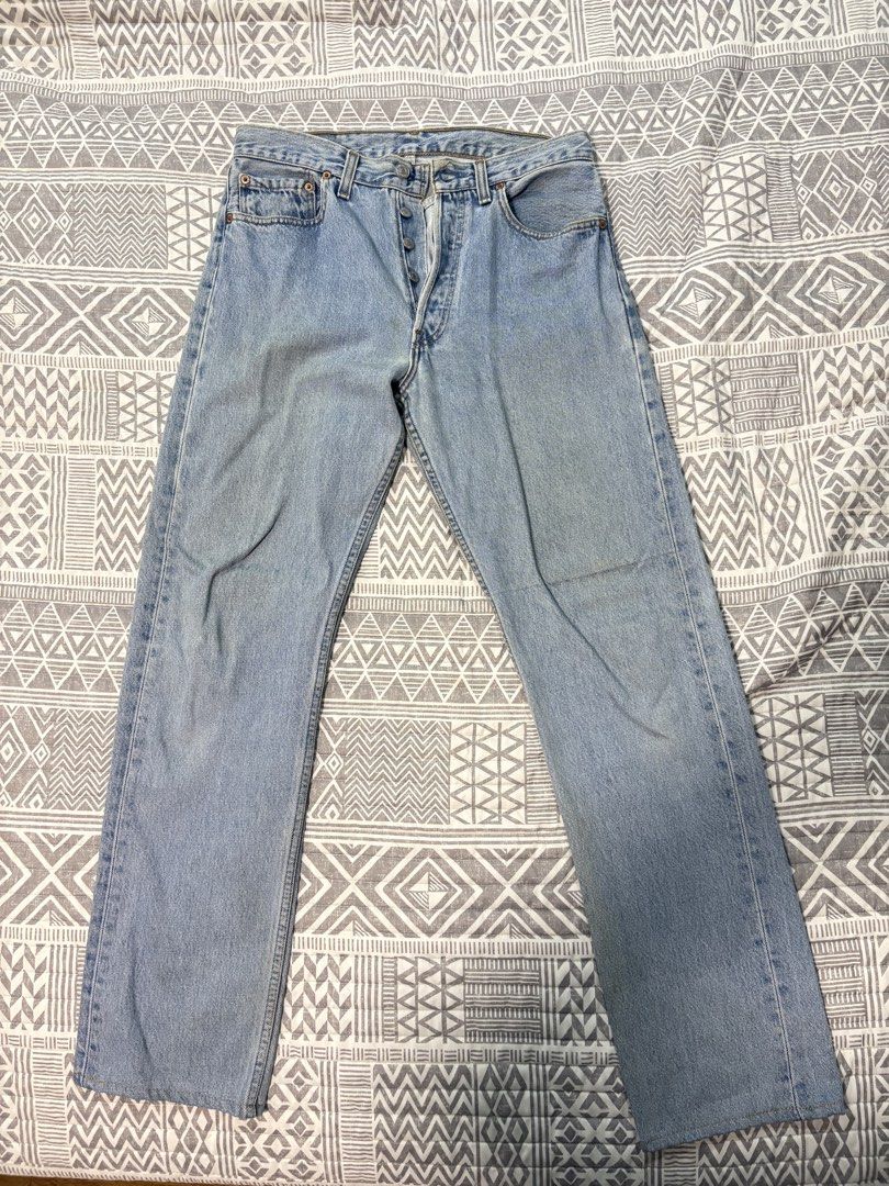 Levi's 501 Jeans (Category: Jeans) located in Marikina City. Submitted by surity99 (Listing ID 1434053647, Image 1). Description: Vintage levi's made in the USA Tag says women WAIST 15 in Rise 11 in Inseam 30 in Hem width 7.7 in .