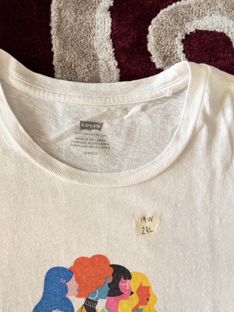 Levi's Leading Ladies Graphic Tee (Category: Shirts) located in Davao. Submitted by engrd. (Listing ID 1434071282, Image 2). Description: 19 width x 24 length may konting himulmol no major flaws.