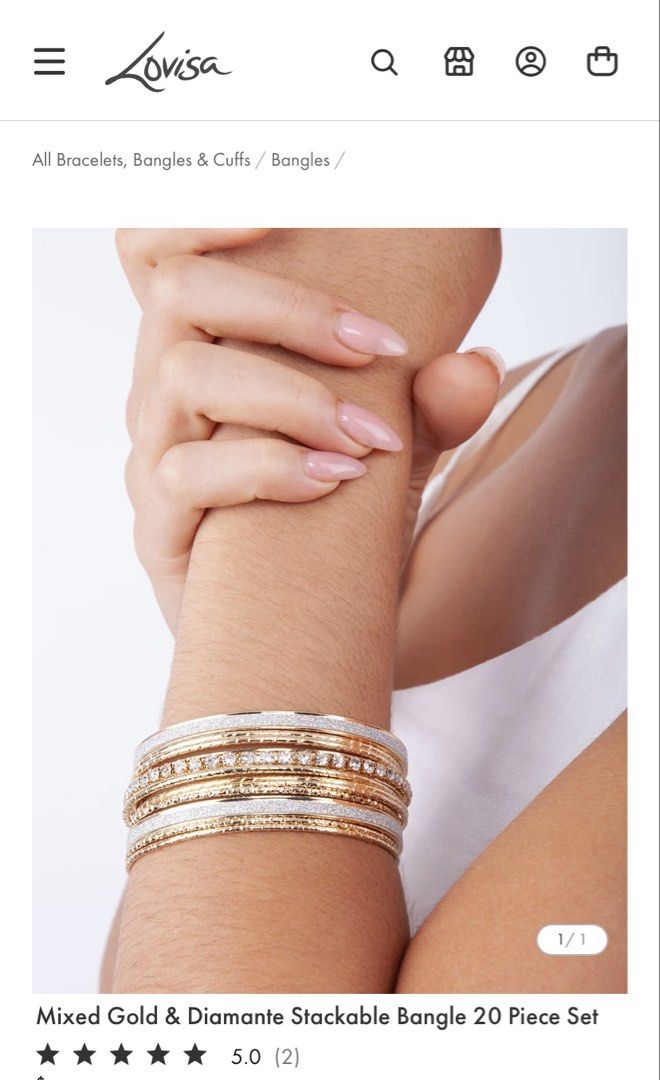 Lovisa Stackable Bangle (Category: Bracelets) located in Singapore. Submitted by mazesoba (Listing ID 1434110567, Image 2). Description: -No Return, Refund, Exchange- Meet up at my convenience Never used Lovisa Bangle.