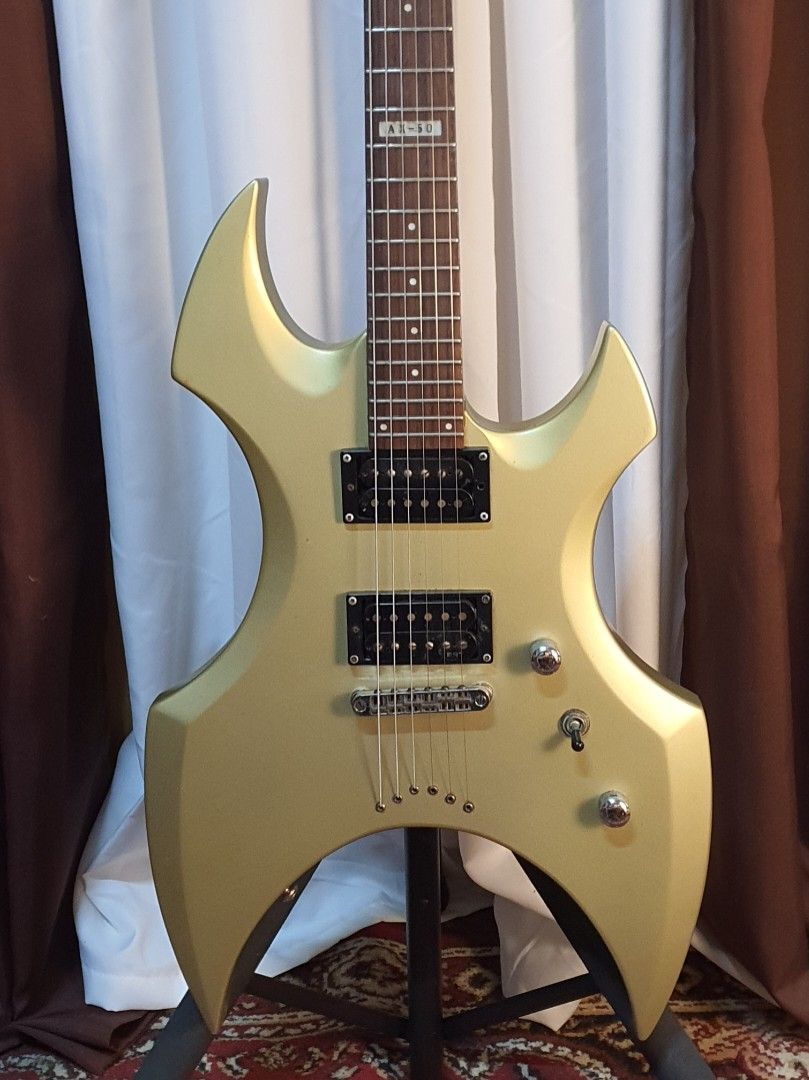 LTD AX 50 GUITAR (Category: Musical Instruments) located in Abucay. Submitted by collectorsvault3004 (Listing ID 1434081920, Image 2). Description: LTD AX 50 by ESP good condition without case plug and play LTD's spiritual successor to BC Rich Warlock similar model used by Max Cavalera of Sepultura / Soulfly.