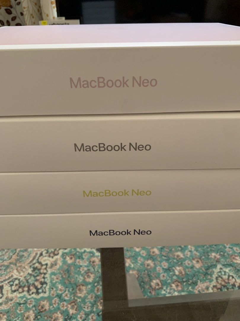 MacBook Neo 13” 256GB (Category: Laptops & Notebooks) located in Bulacan. Submitted by amplechin (Listing ID 1433995968, Image 2). Description: Selling MacBook Neo 13” 256GB for Php 43,000 - Brand new and sealed - Available in all colors (Silver, Blush, Indigo, Citrus) - Purchased from Digital Walker and Power Mac Center (with receipt) - 1 year Apple Warranty - 43k Fixed price (SRP 49,990) - FOR SALE ONLY Meetup: Bulacan area/SM Fairview/SM North