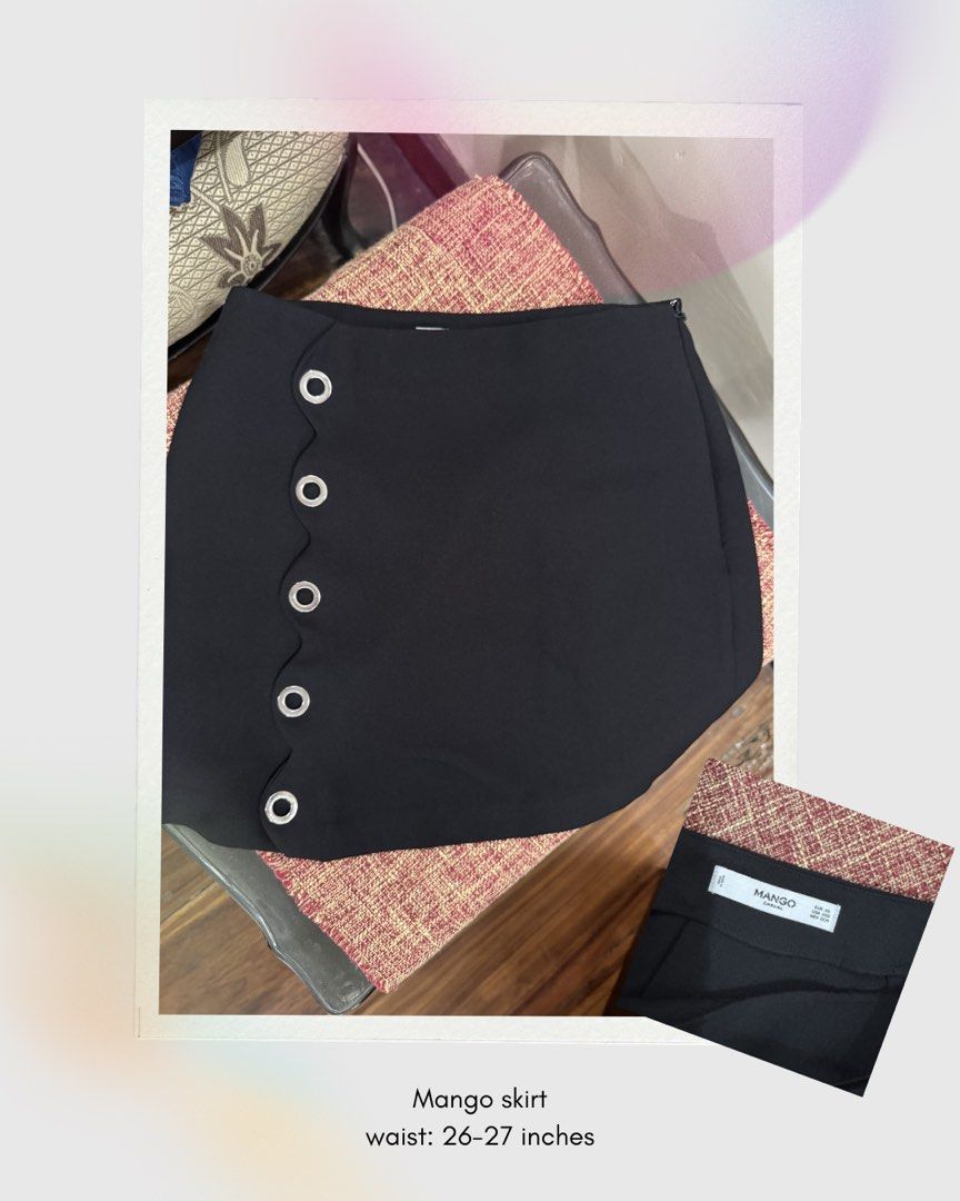 Mango Skirt (Category: Skirts) located in San Fernando. Submitted by a.de.clutter (Listing ID 1434052913, Image 1). Description: Rfs: decluttering Waist: 26-27 inches.
