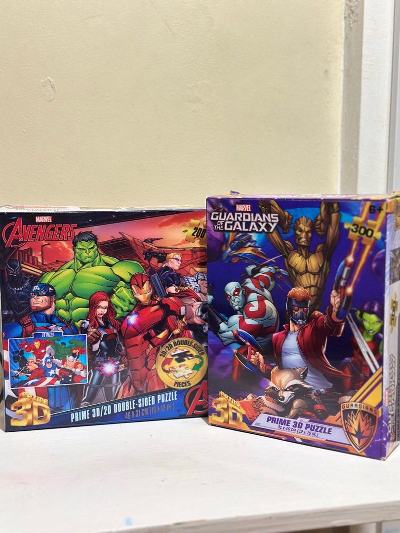 Marvel Puzzles (Category: Board Games & Puzzles) located in Pasay City. Submitted by icemc (Listing ID 1433980739, Image 1). Description: Still sealed.