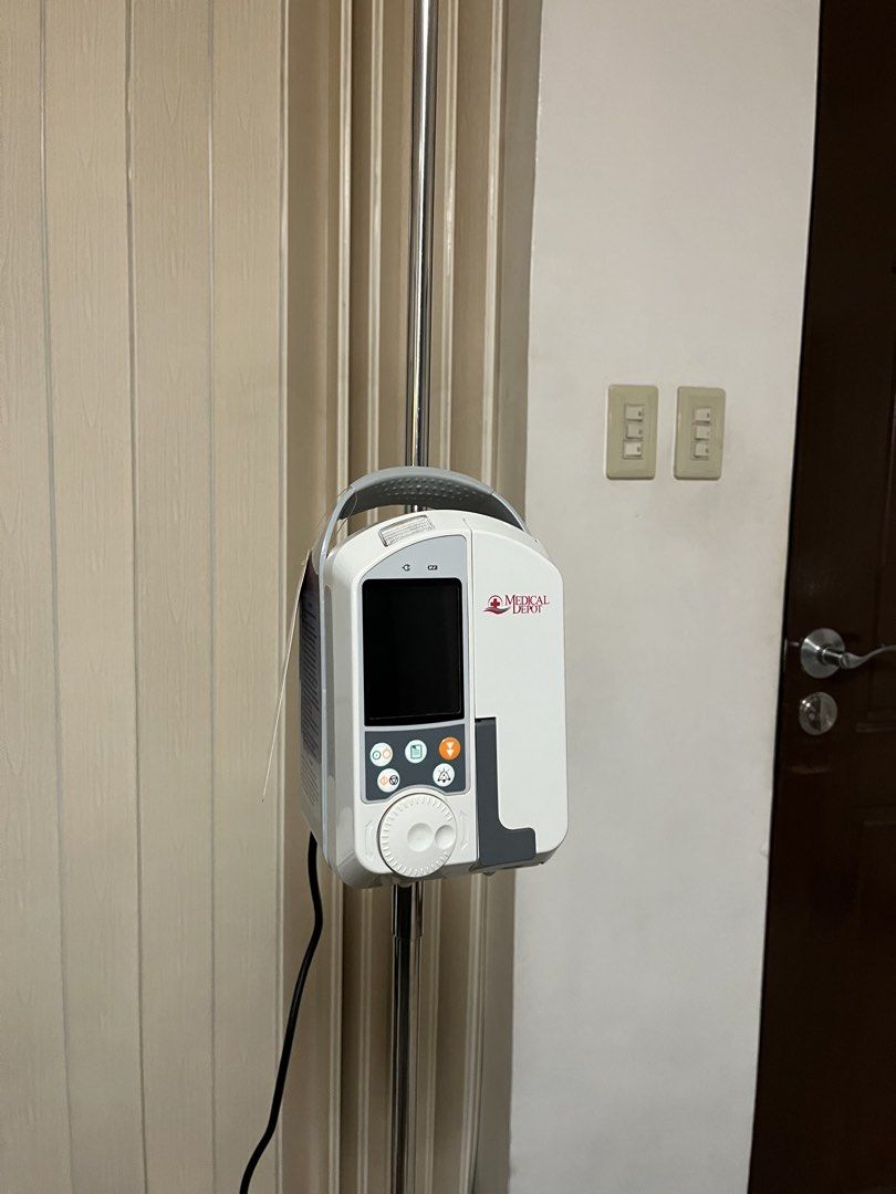 Medical Depot Infusion Pump (Category: Medical Supplies & Tools) located in Quezon City. Submitted by mdnola08 (Listing ID 1434142553, Image 3). Description: - Bought in Medical Depot - In perfect and brand new condition - Used for only 3 months - Originally got it for 35k - Inclusions: box, manual, sturdy metal IV stand (originally worth 3k+) - Helping my fam sell it.
