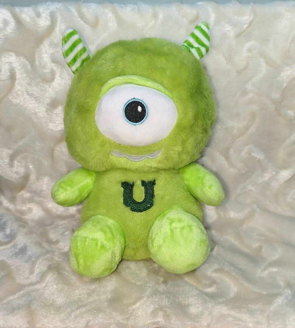Mike Wazowski Plush Toy (Category: Plushies & Soft Toys) located in Manila. Submitted by parispenguin (Listing ID 1434127317, Image 1). Description: Location: Malate, Manila - First to pay basis - Payment first via gcash - Lalamove same day delivery - J&t express shipping nationwide.