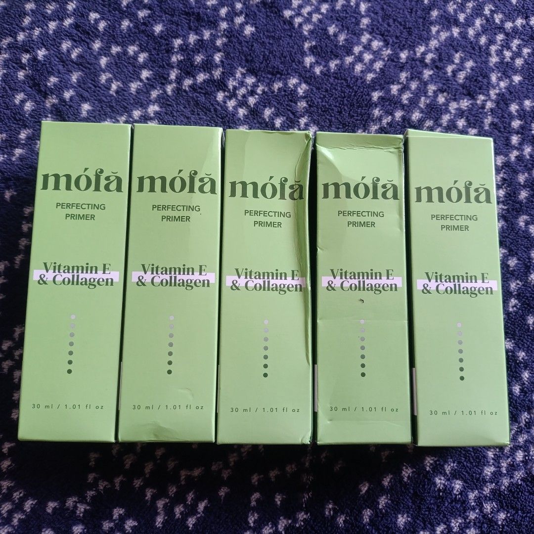 Mofa Perfecting Primer 30ml makeup (Category: Makeup) located in Quezon City. Submitted by all_items_50_each (Listing ID 1434094364, Image 2). Description: Mofa Perfecting Primer 30ml Exp 10/ 2027 2 pcs available - 50/each New, not opened box are dented (due to shipping) Authentic/original (from Official Store) 💲ALL ITEMS 50 each 💰MOP: GCash ➕Add shipping fee ❌NO rush shipping, meet up, haggling ✔️for rush, use grab/lalamove 🚫NO return, refund
