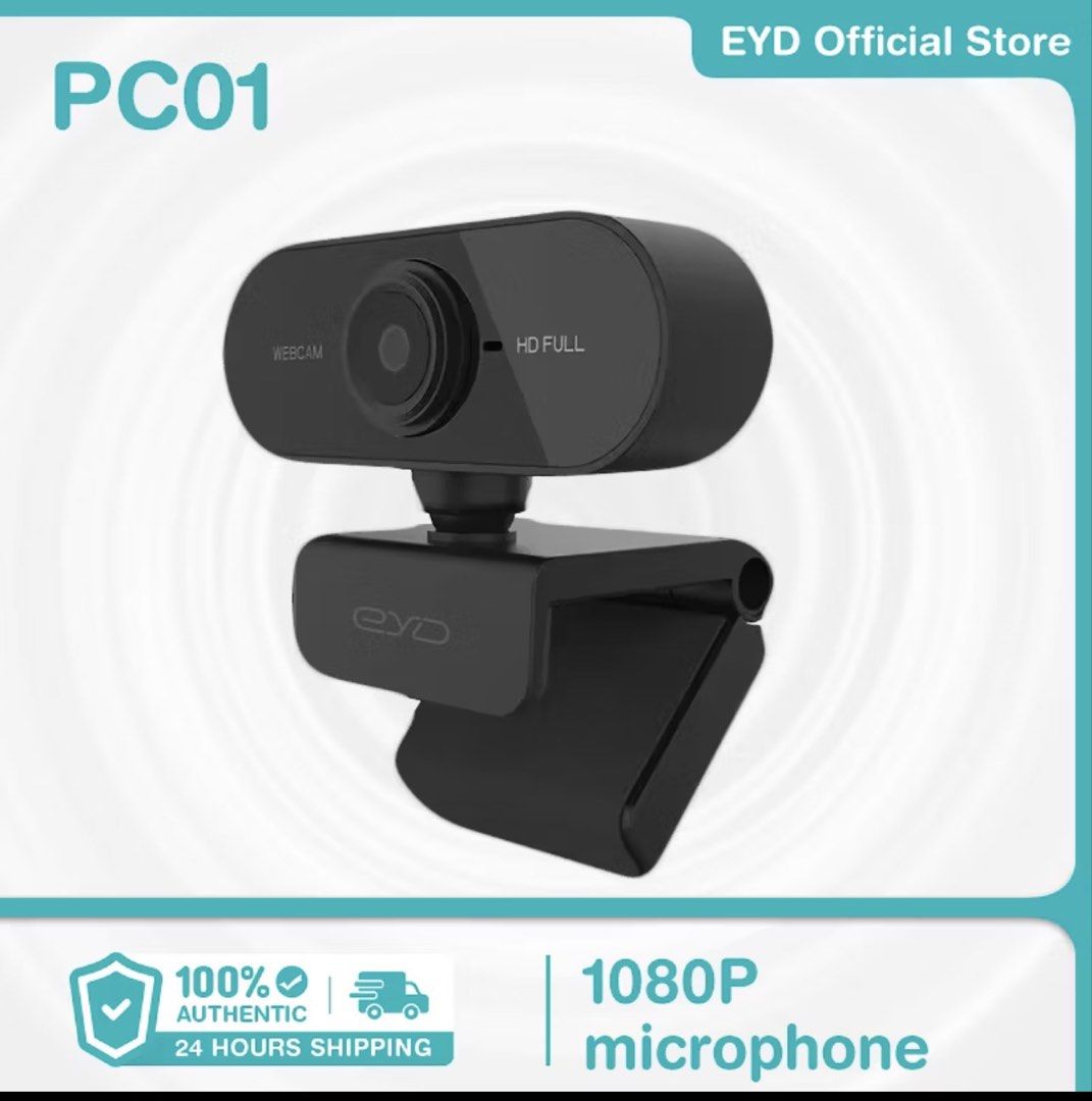 [new] EYD 1080P HD Webcam with Microphone