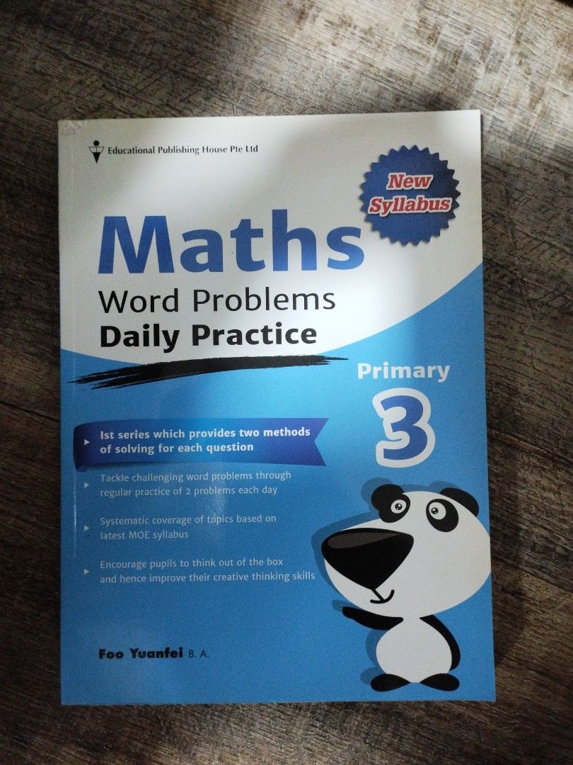 Primary 3 Maths Word Problems Daily Practice, Hobbies & Toys, Books ...