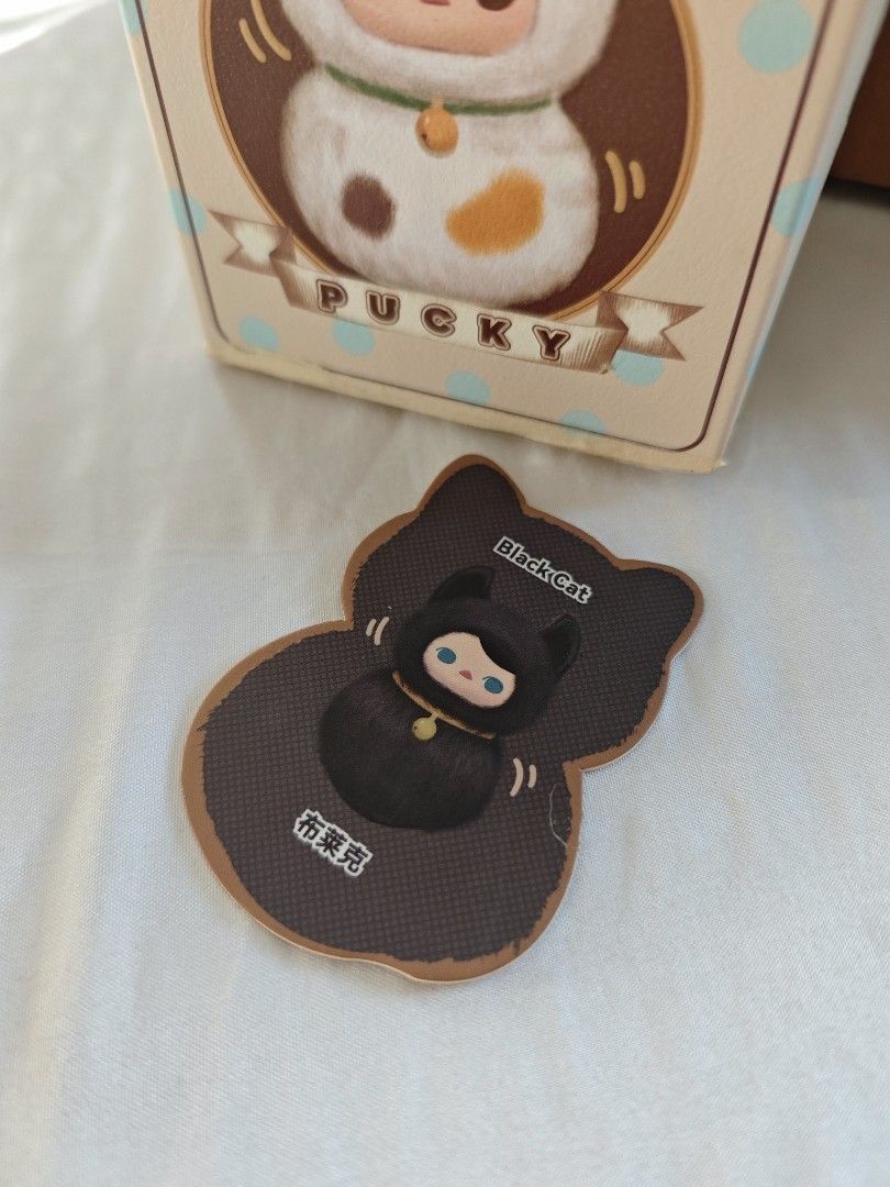 Pucky Roly Poly Kitten Series (Category: Designer & Blind Box Toys) located in Manila. Submitted by prelovedblvd (Listing ID 1434064348, Image 2). Description: Good as brandnew Never Used Open then stored Box, card. Detailed pic posted for reference 100% authentic bought from Popmart.