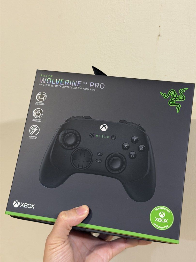Razer Wolverine V3 Pro Wireless Controller, Video Gaming, Gaming ...