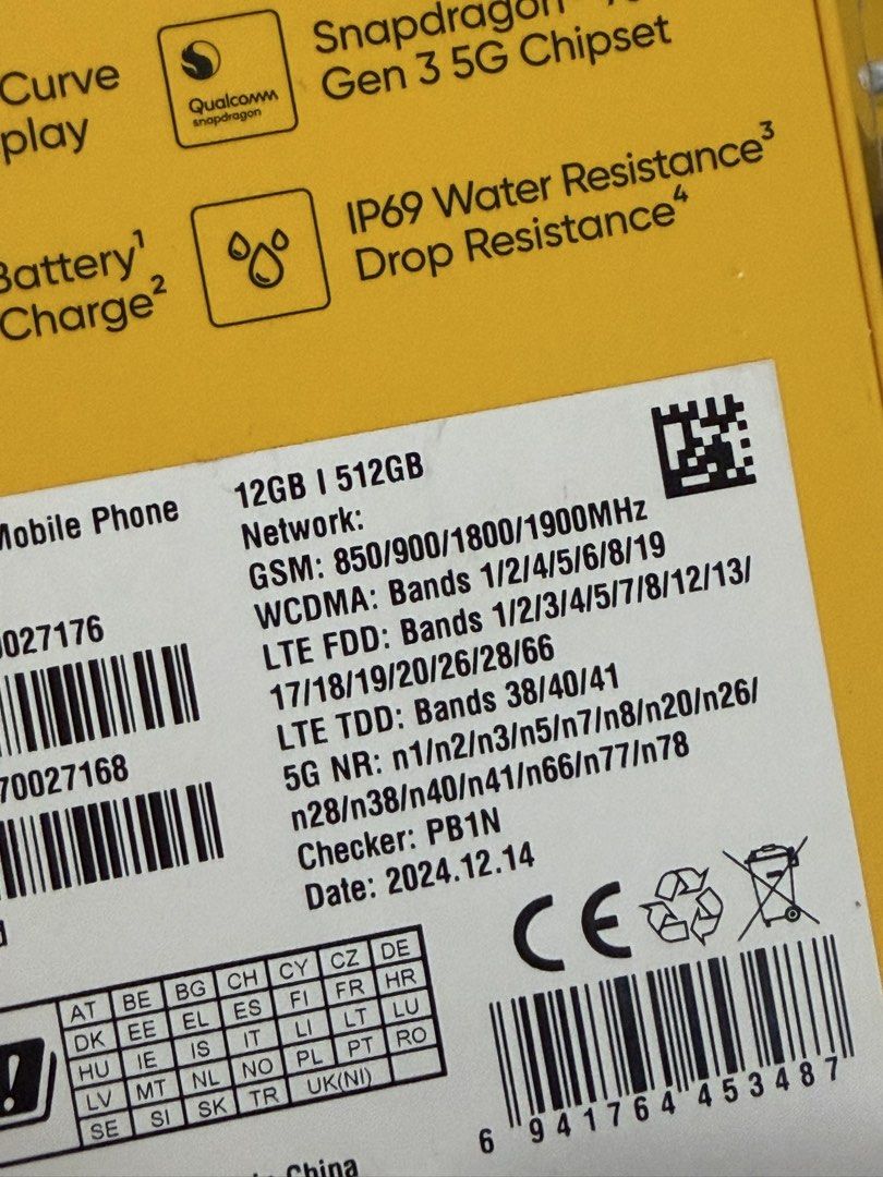realme 14 Pro Plus 5G 512GB (Category: Realme) located in Makati City. Submitted by bloggerrific (Listing ID 1434119716, Image 3). Description: Brand new realme 14 Pro Plus 5G. Complete with box. Opened and used only for review. 12 + 512GB BRAND NEW.