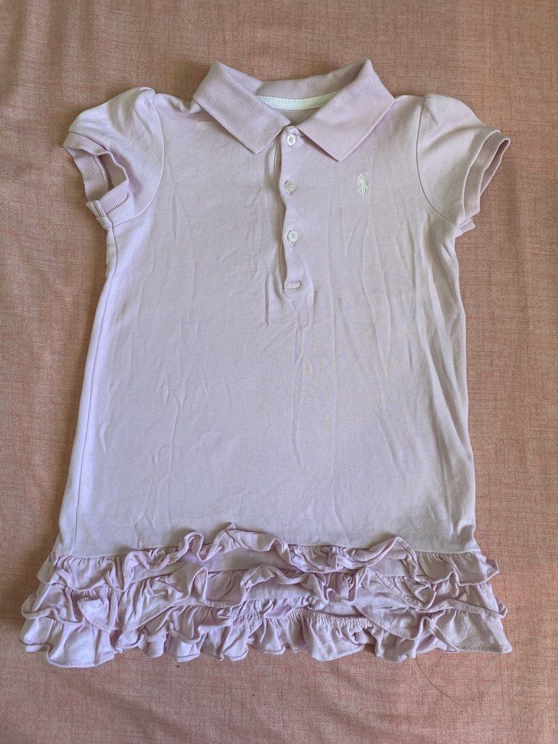 RL Pink Ruffle Dress (Category: Babies & Kids Fashion) located in Palo. Submitted by armc07 (Listing ID 1433997048, Image 1). Description: - Ralph Lauren pink dress - fit 12-18 mos - shipping thru flash express.