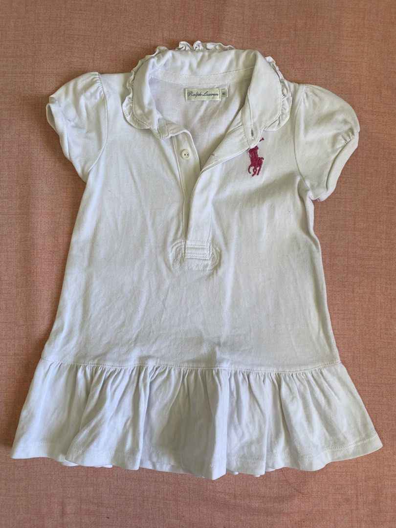 RL White Dress (Category: Babies & Kids Fashion) located in Palo. Submitted by armc07 (Listing ID 1433996761, Image 1). Description: - Ralph Lauren white dress - Size: 80 / 9-12 mos - shipping thru flash express - small ink stain.