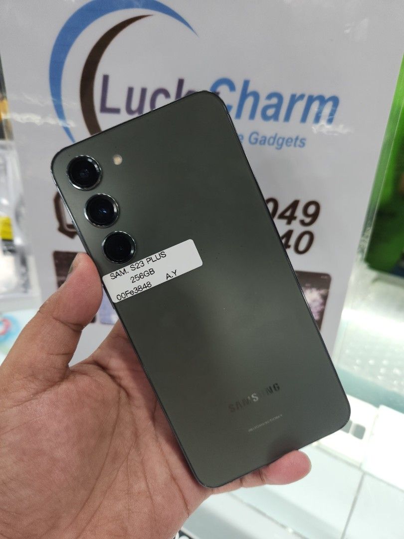 Samsung S23+ 8/256 (Category: Samsung) located in Manila. Submitted by lucky.charm.gadgets (Listing ID 1434154856, Image 1). Description: SAMSUNG S23+ 8/256gb (PLEASE SEARCH MO NALANG FULL SPECS) ALL GOODS AT WORKING GAMING PHONE SCREEN TESTED SIGNAL TEST CAMERA MALINAW HONEST ISSUE ILALAGAY SA NOTE KUNG MERON MAN PARA AWARE KA! NOTE* *SEE POSTED PICTURES MAY LINES Kaya mura di naman nakaka apekto sa performance. YAN LANG HONEST ISSUE THE REST WA
