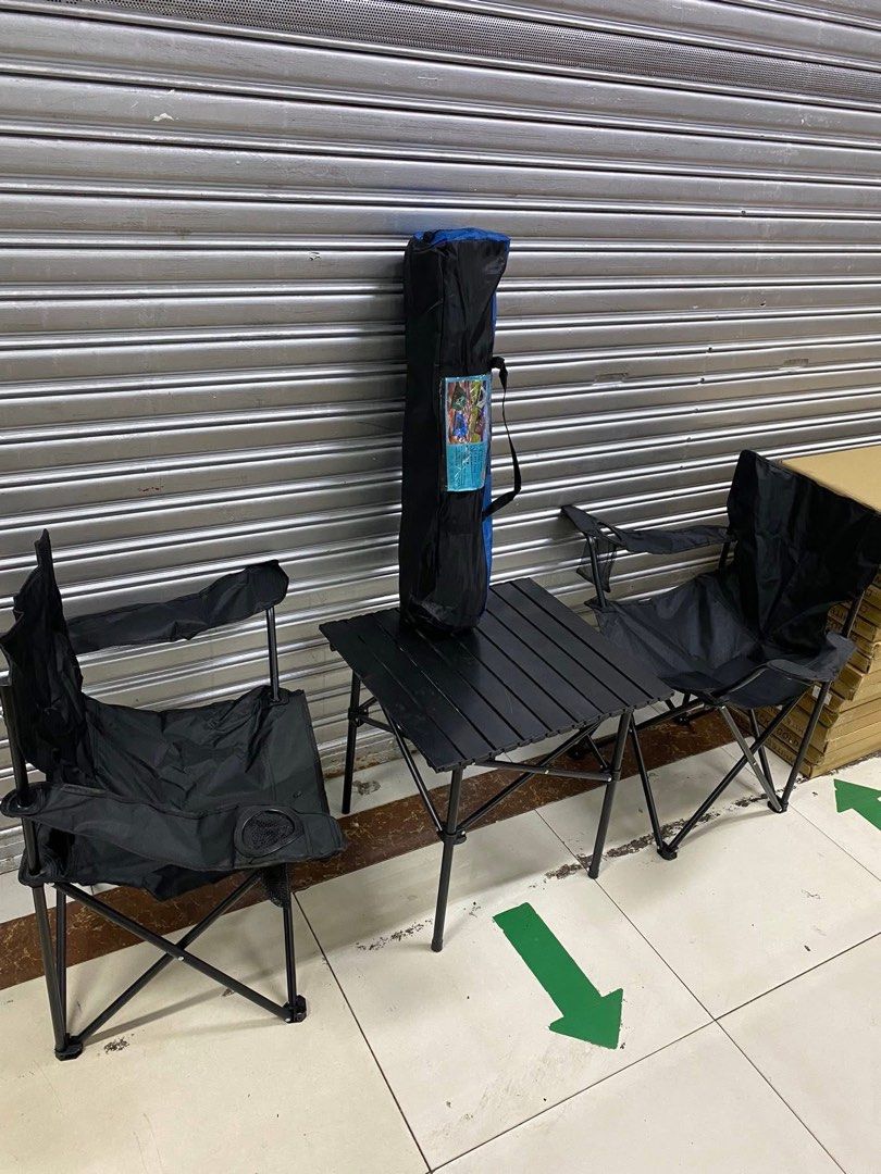 Set Camping Table & Chair with Top Up Automatic Tent (Category: Outdoor Furniture) located in Mandaluyong City. Submitted by gentleturtle_f28a5c (Listing ID 1434030120, Image 3). Description: 🏕️ Set Camping Table & Chair with Top Up Automatic Tent 🏕️ Perfect for camping, outing, picnic, beach trip, and family bonding! 🌿✨ ✅ 2 pcs L Chair ✅ 1 pc S Table ✅ 1 pc 4 Pax Automatic Tent 💸 ₱2,150 only! ✔️ COD Available ✔️ GCash & BDO Payment ✔️ Pick u