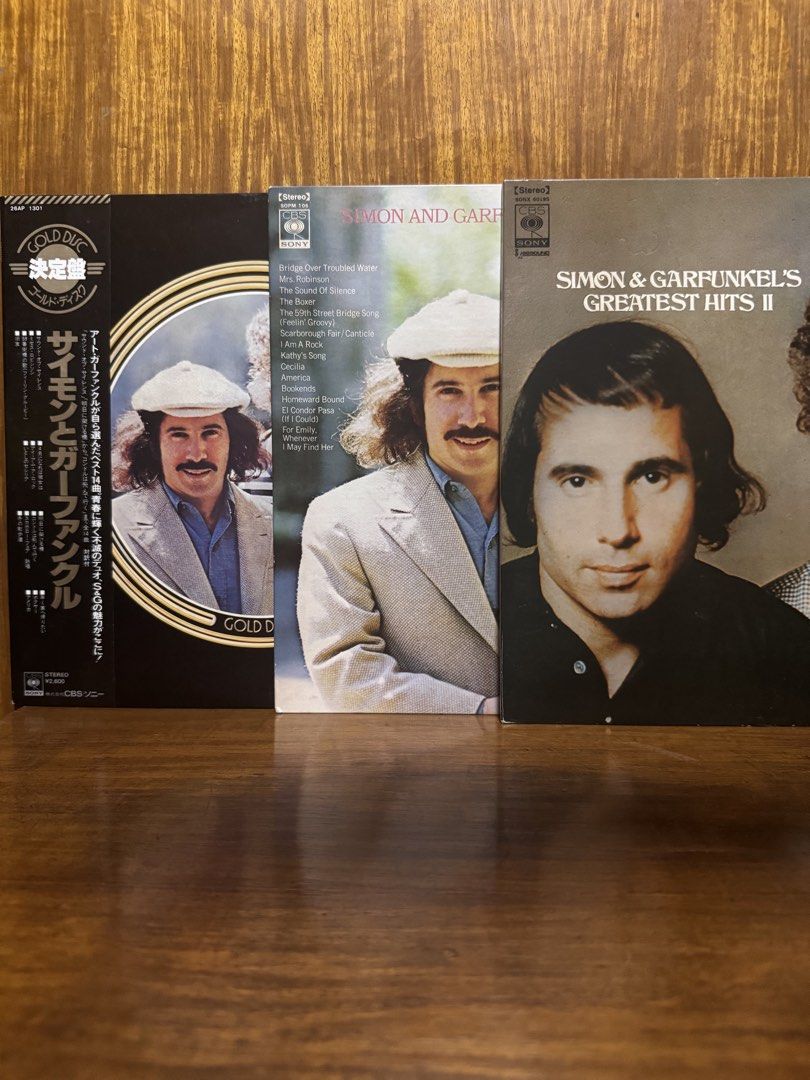 Simon & Garfunkel Bundle (Category: Vinyls) located in Antipolo. Submitted by deanaudioguy02 (Listing ID 1434113043, Image 3). Description: Simon & Garfunkel (Gold Disc) Japan Press Cover: VG++ Obi: 9/10 Vinyl: VG+ Price: 1000 Pesos Famous Songs * The Sound of Silence * Mrs. Robinson * Bridge Over Trouble Water Simon & Garfunkel (Greatest Hits) Japan Press Cover: VG++ Sleeve: VG+ media: VG+ Price: 1000 Pesos Famous Songs * The Sound of Silence * 