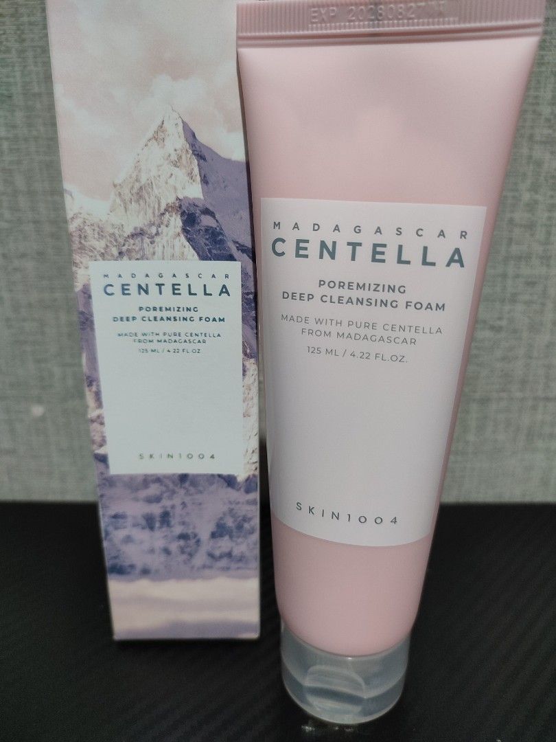 Skin1004 Madagascar Centella Poremizing Deep Cleansing Foam (Category: Face Care) located in San Fernando. Submitted by rhod_ (Listing ID 1434165473, Image 2). Description: - Skin1004 Madagascar Centella Poremazing Deep Cleansing Foam - Contains pure Centella from Madagascar - Size: 125ml / 4.22 fl. oz. - Brand new and sealed.
