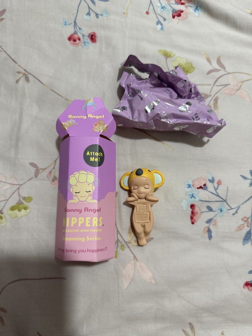 Sonny Angel Dream Series Koala Figurine (Category: Designer & Blind Box Toys) located in Singapore. Submitted by zixxyz (Listing ID 1434108342, Image 2). Description: - Sonny Angel Dream Series Koala figurine - Includes original packaging - brand new and unused - selling as i got repeats - meet up at serangoon garden area , will tell the exact address when it is confirmed to you .