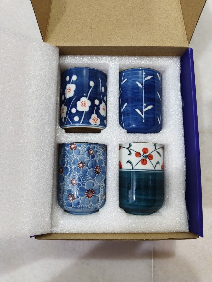 Tempo Ceramic Tea Cup Set x4470224258771210241