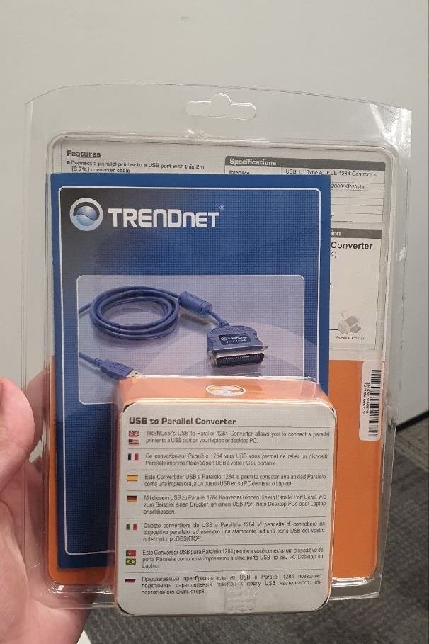 Trendnet USB to Parallel Converter TU-P1284441444825470095361