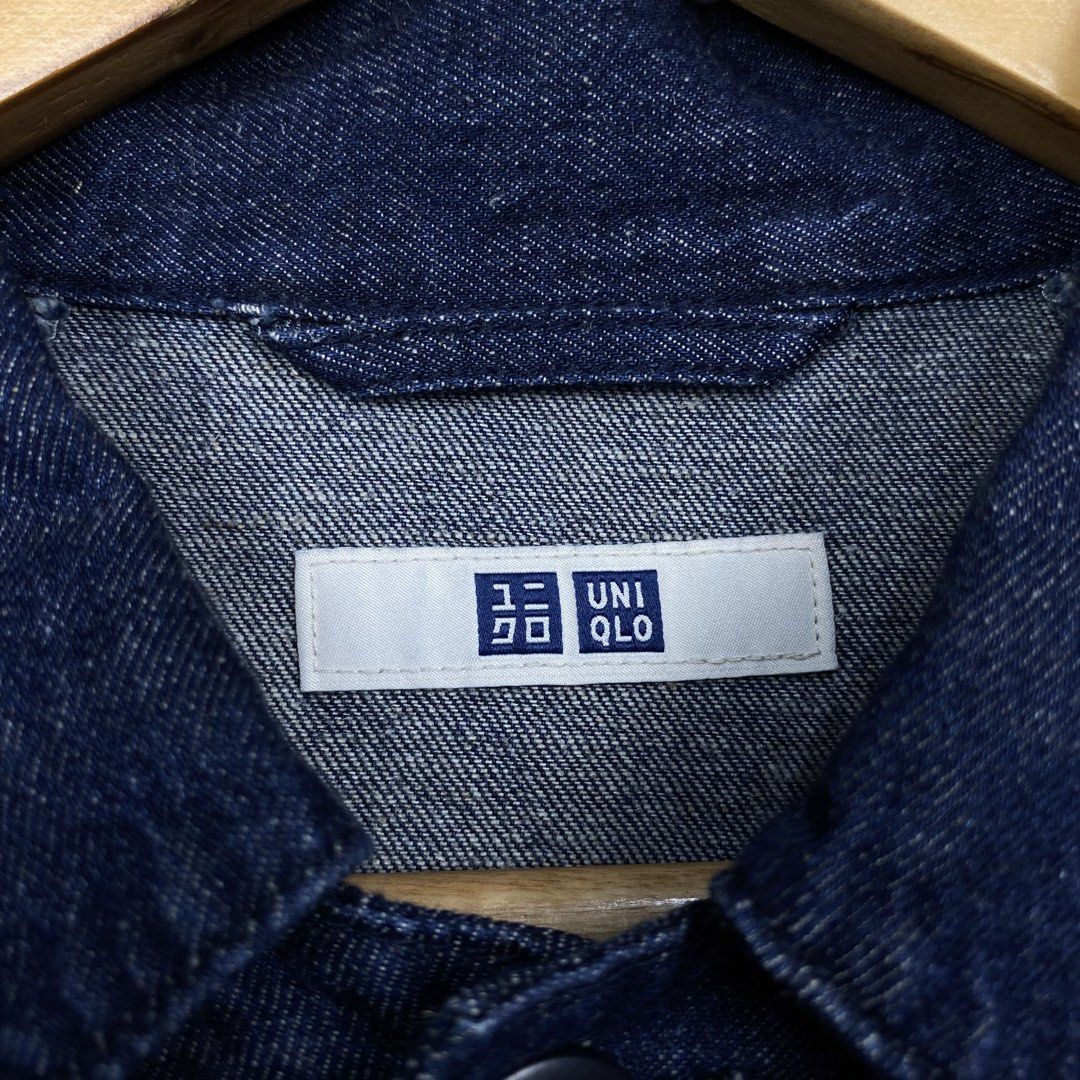 Uniqlo Denim Chore Jacket (Category: Coats, Jackets and Outerwear) located in Cebu City. Submitted by cebuvntgvibes (Listing ID 1434040791, Image 3). Description: 22W x 28L (M-L) . Excellent to new condition. Lightweight denim fabric. No issue. . Mine ₱1,000+sf.