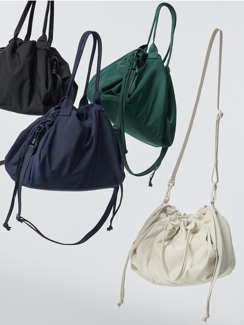UNIQLO DRAWSTRING BAG | TAS SERUT UNIQLO (Kategori: Tas & Dompet Wanita) berada di Medan. Dikirim oleh bysoviii (ID iklan 1434121063, Gambar 2). Deskripsi: Tas serut cemplang cemplung Uniqlo yang lagi viral. Yang mau bisa dari oren juga yaa Gerceppp!! Sisa Hitam, Beige, Hijau.