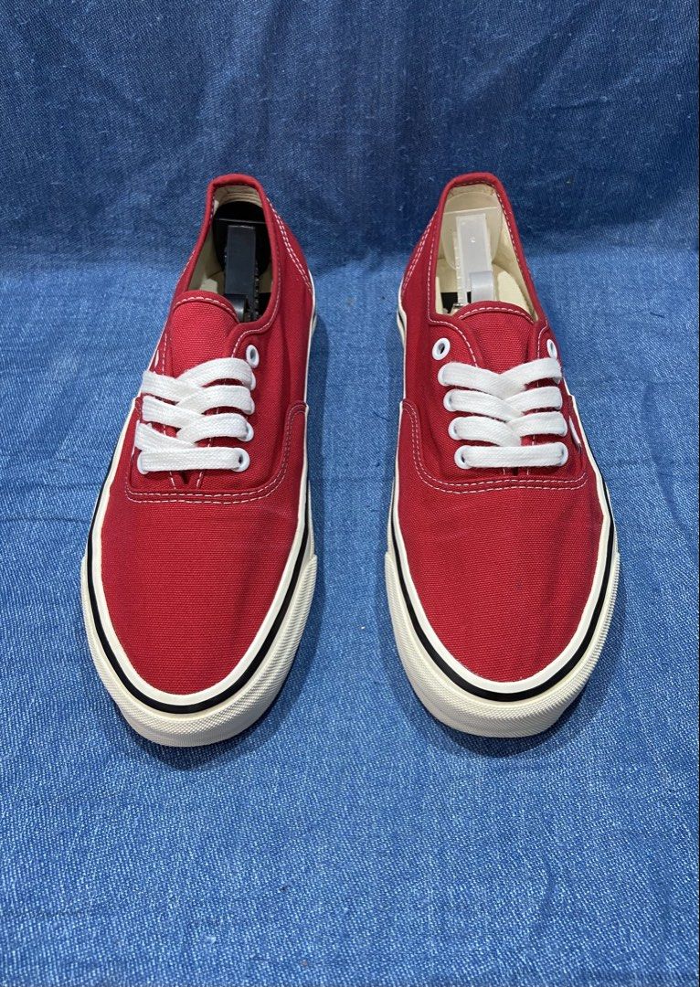 Vans Authentic Reissue 44 Lx (Vault) Racing Red (Category: Sneakers) located in Cebu City. Submitted by jvlz97 (Listing ID 1434134241, Image 3). Description: Excellent Condition No Box.