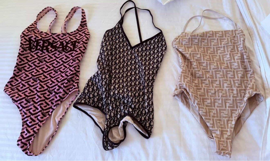Versace Pink Swimsuit and dior (Category: Bikinis & Swimsuits) located in Taguig. Submitted by byebyebabies (Listing ID 1433983961, Image 1). Description: 18k each.