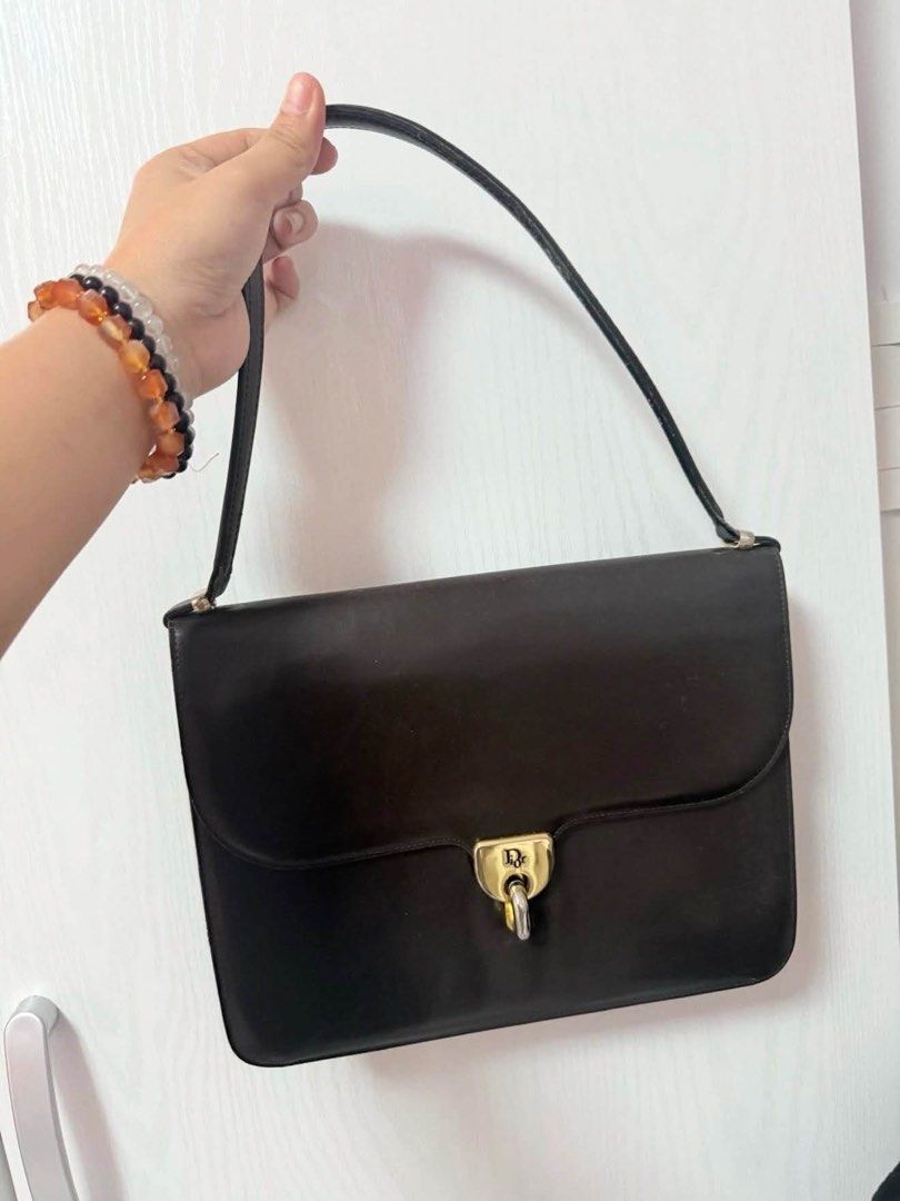 Vintage Dior box leather (Category: Luxury Bags & Wallets) located in Paranaque City. Submitted by blairclo (Listing ID 1433999257, Image 1). Description: From 15k -Bag only -additional if want ng COA -Maganda pa..
