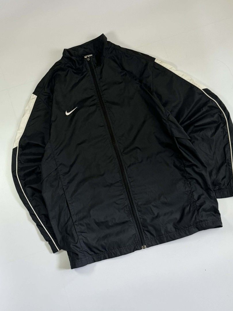 Vintage nike windbreaker track (Category: Sets & Coordinates) located in Manila. Submitted by styleandfly191238 (Listing ID 1433982325, Image 2). Description: dimes length 28 width 23.5 issue none color rate 10/10 complete tags and original better in personal color may vary due to lighting unli vc and vouch to check item dm me for more details.