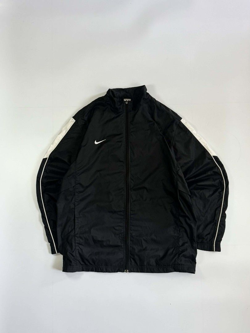 Vintage nike windbreaker track (Category: Sets & Coordinates) located in Manila. Submitted by styleandfly191238 (Listing ID 1433982325, Image 1). Description: dimes length 28 width 23.5 issue none color rate 10/10 complete tags and original better in personal color may vary due to lighting unli vc and vouch to check item dm me for more details.