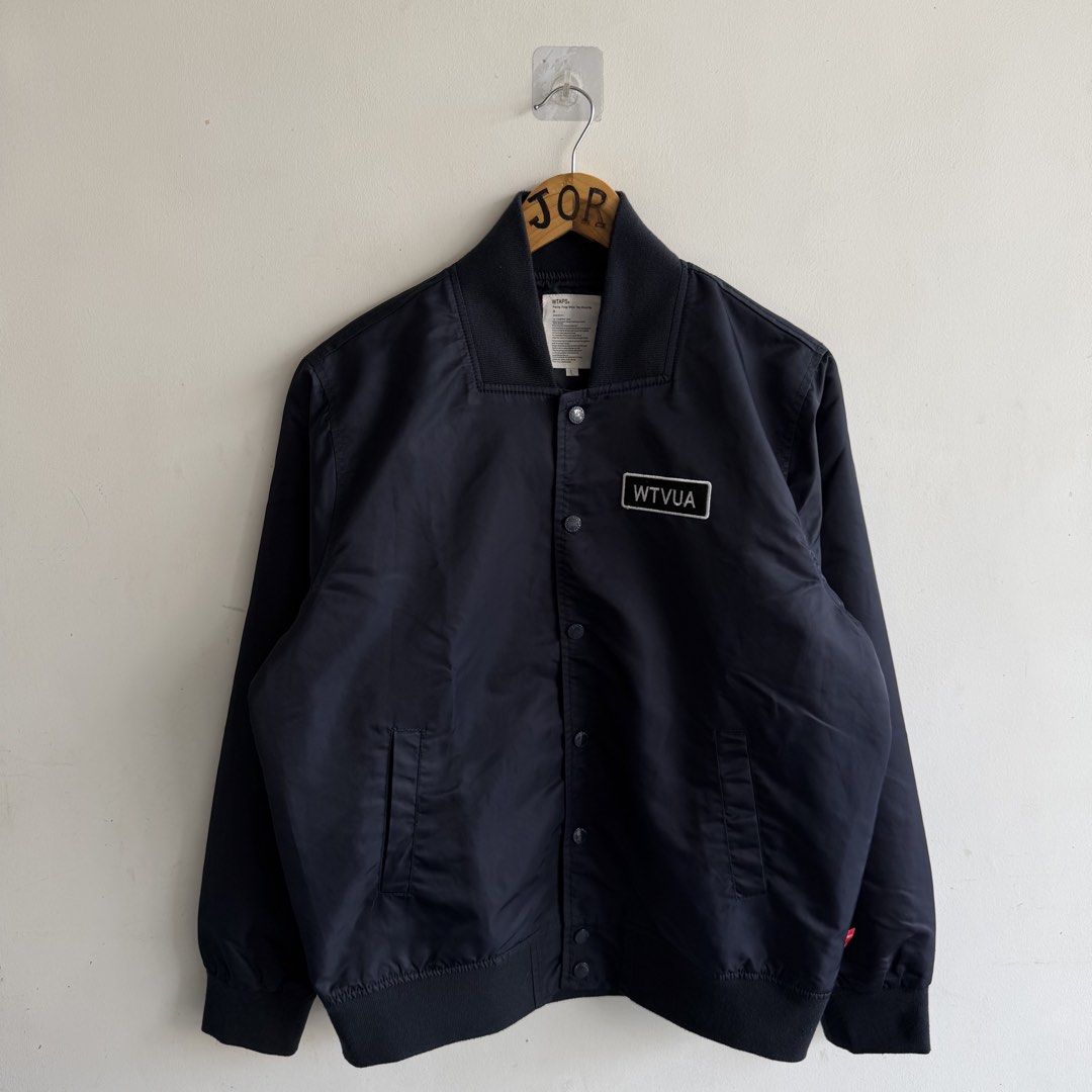Wtaps Team Jacket Blouson (Category: Coats, Jackets and Outerwear) located in San Fernando. Submitted by jorjorr (Listing ID 1434009925, Image 1). Description: Wtaps Team Jacket Blouson Large on tag 23.5 width 26 length Excellent condition No issue P1,999.