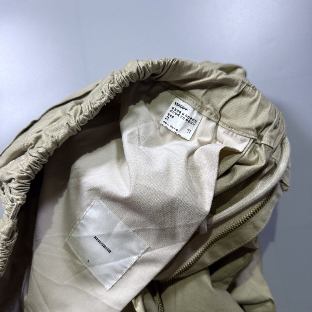XEROBNR Beige Wide Leg Pants (Category: Chinos) located in Benito Soliven. Submitted by markedasdifferent (Listing ID 1434116696, Image 3). Description: XEROBNR 28-36 W 38.5 L 17 T 11 H.