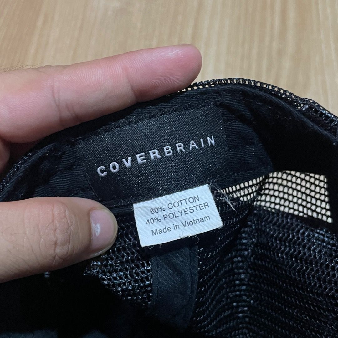Yohji Yamamoto - Coverbrain - Mesh Cap (Category: Caps & Hats) located in Enrique B. Magalona (Saravia). Submitted by artisan.ph (Listing ID 1434124620, Image 3). Description: - Yohji Yamamoto Coverbrain Mesh Cap - Classic black color - Features Yohji Yamamoto signature embroidery - Breathable mesh back - Adjustable strap for a comfortable fit - Made with 60% cotton and 40% polyester.
