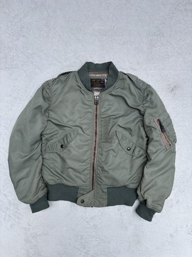 1950s Blue Anchor Type L-2B by The Real Mccoys Bomber Jacket, Men's ...