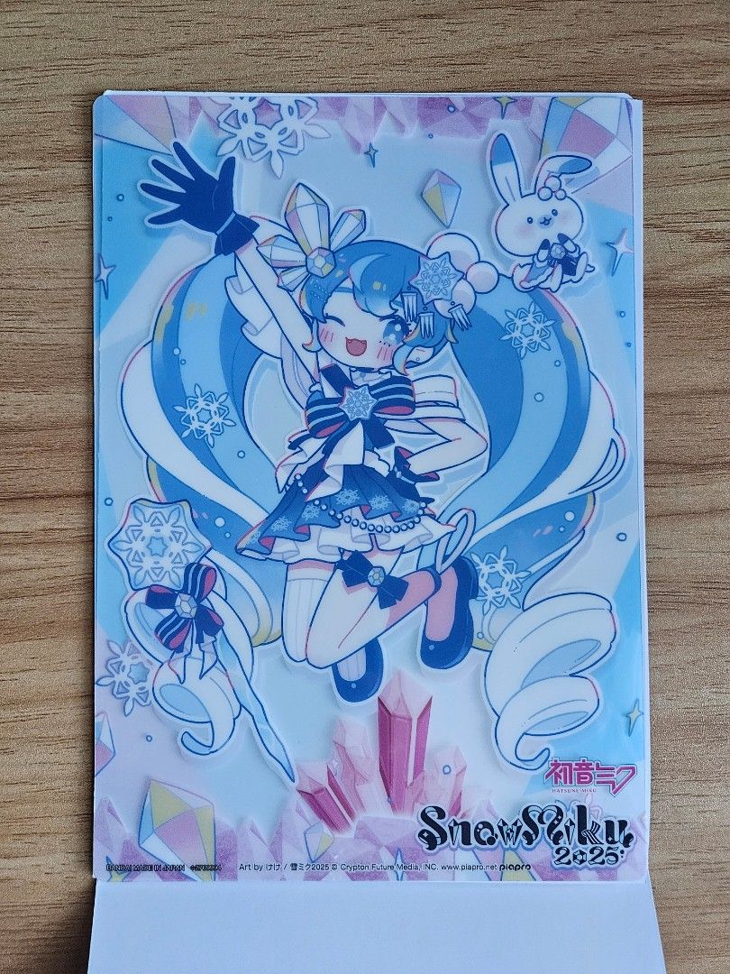 2025 Snow Miku Clear visual poster| Miku ver. 2 (Category: Art & Prints) located in Cebu City. Submitted by chnaninichii (Listing ID 1434267389, Image 2). Description: SOLD WITH COVER ~~~~~~~~~~~~~~~~~~ ☆ New and never displayed ☆ No scratches on the poster ☆ No folds or bends (Unless caused by shipping not liable) ☆ No scratches on Pin MOP: Gcash (Shipping shouldered by buyer) MOD: J&T .