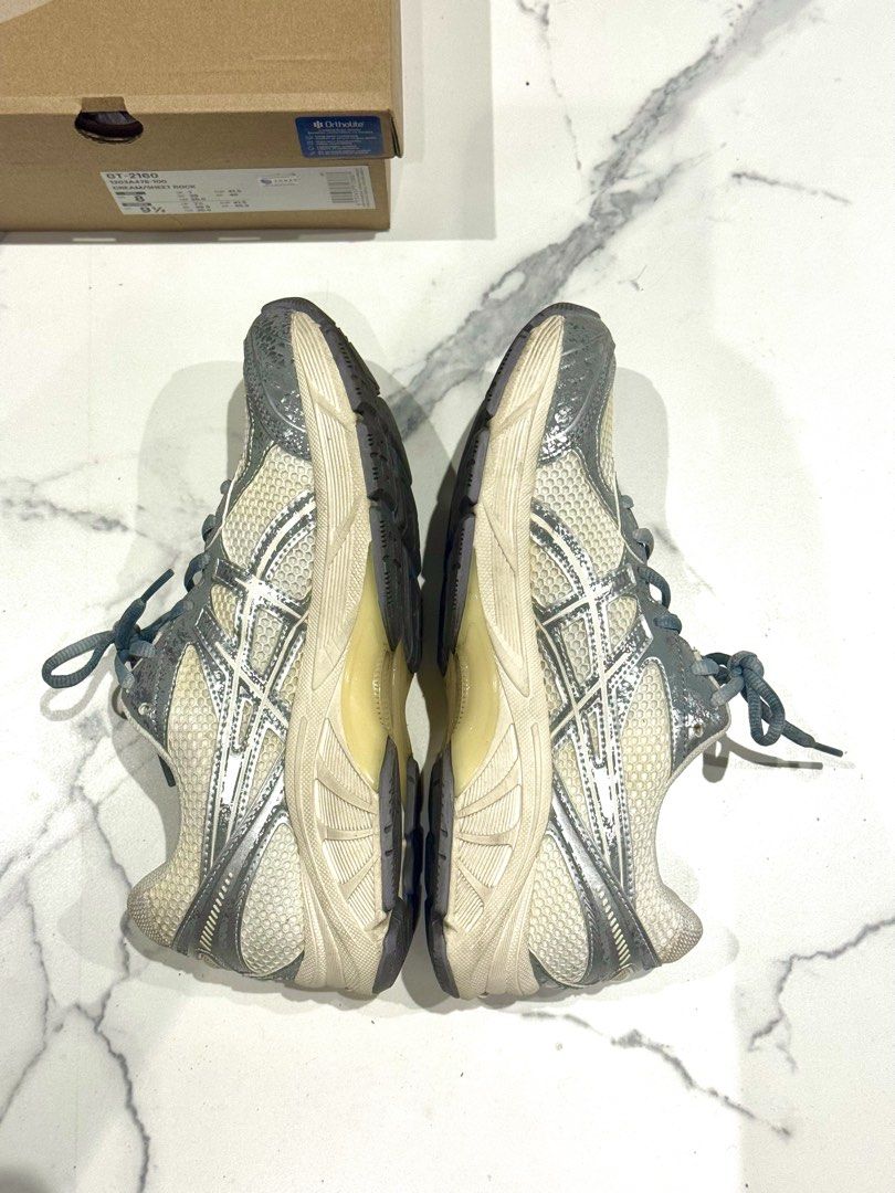 Asics GT-2160 Cream/Sheet Rock (Category: Sneakers) located in Quezon City. Submitted by helloimcharles (Listing ID 1434224576, Image 2). Description: Size: US Mens 8 Condition: Used, well maintained With box. Check profile for more size 8 pairs..
