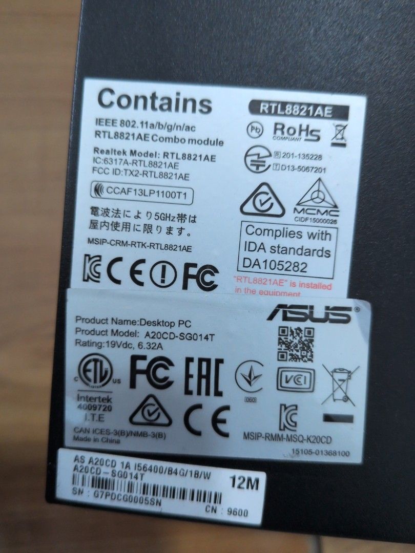 ASUS Desktop PC436862128352798721