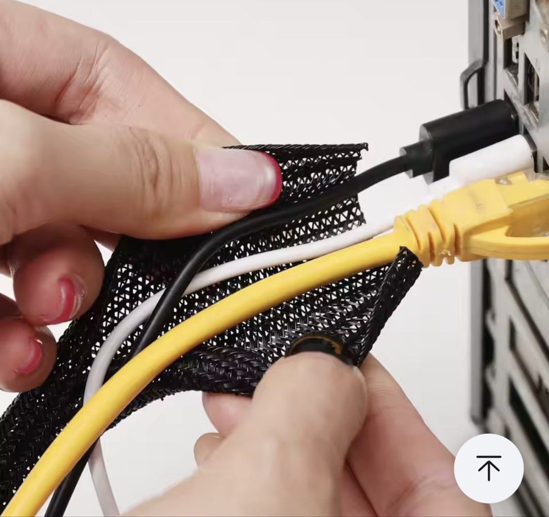 Black Braided Cable Sleeve - Organize Your Cables!441440407766978561