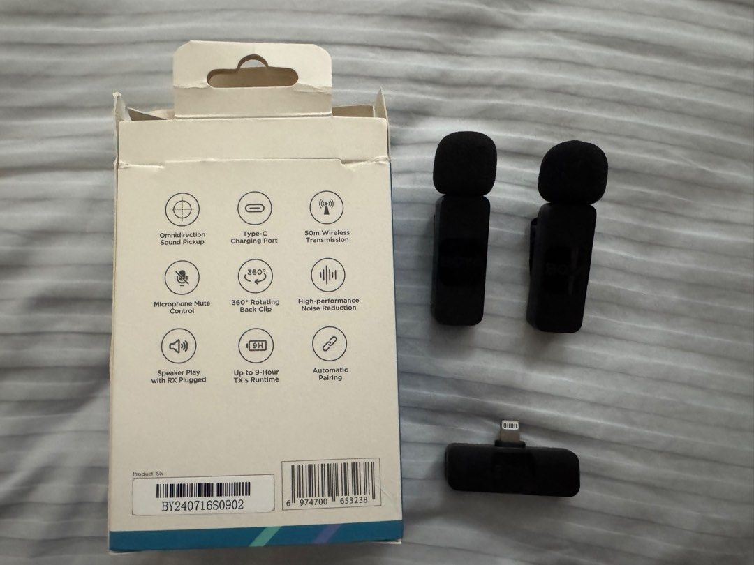 BOYA BY-V2 Wireless Microphone System for iOS437773346978539522