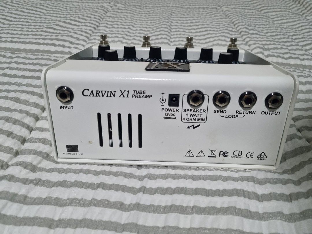 Carvin X1 Tube Preamp (Category: Musical Instruments) located in Muntinlupa City. Submitted by dilim (Listing ID 1434186349, Image 2). Description: As many of you know, the Carvin X1 is currently sold out worldwide and out of production. Due to its high demand and limited availability, its market value has consistently stayed above the original retail price. This is a rare opportunity to own a legendary piece of gear that is no longer easy to fin