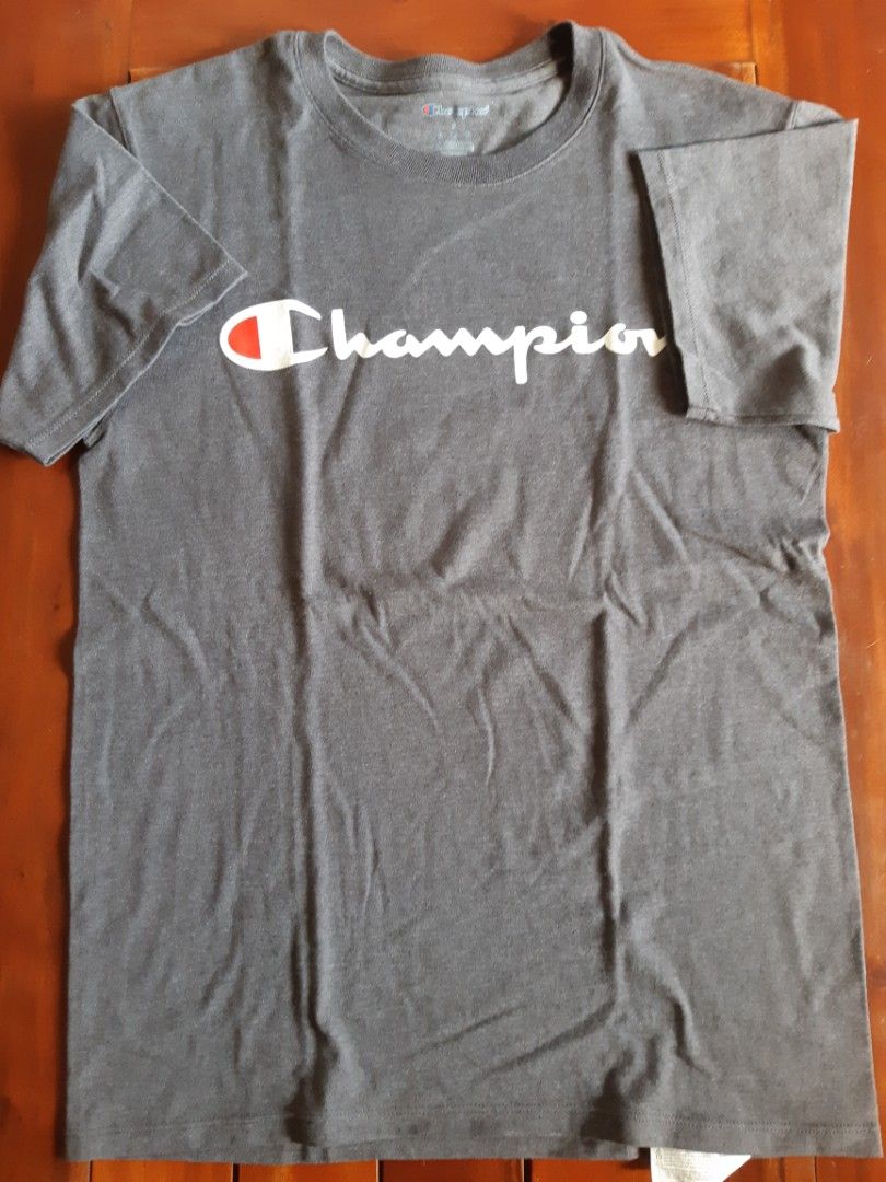 Champion TShirt (Category: Tshirts & Polo Shirts ) located in Las Pinas. Submitted by alanvides (Listing ID 1434187451, Image 2). Description: Champion Tshirt small color faded black Shirt not a thrift clothes from US RFS: not my size..