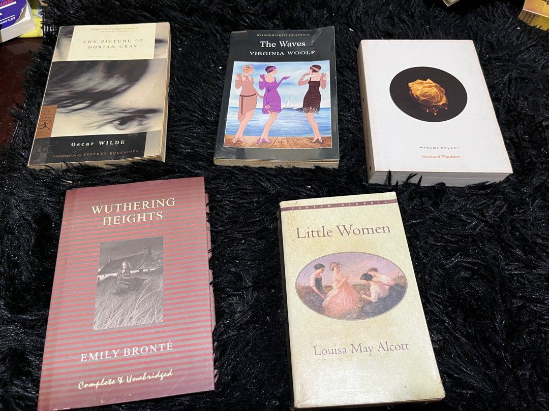 Classic / Self Help Books (Category: Storybooks) located in Santa Rosa. Submitted by aisa.kari (Listing ID 1434314492, Image 1). Description: The Picture of Dorian Gray by Oscar Wilde [sold] The Waves by VIrginia Woolf [sold] Madame Bovary by GUstave Flaubert [sold] Wuthering Heights by Emily Bronte [200] Little Women [150] The Diary of a Young Girl by Anne Frank [150] Catch-22 by Joseph Heller [100] To Kill a Mockingbird by Harper Lee [sold] Lor