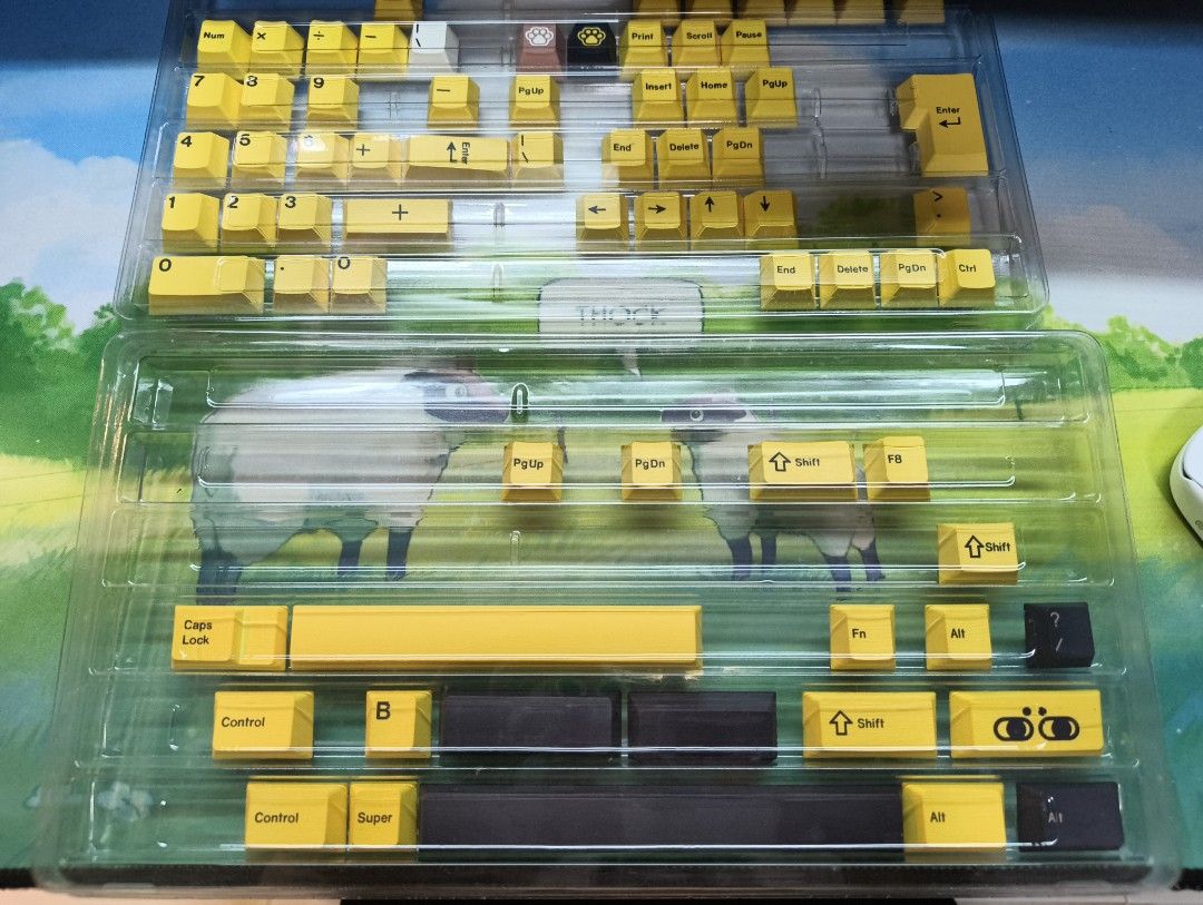 Custom PBT Gregory Keycaps484450319027425281
