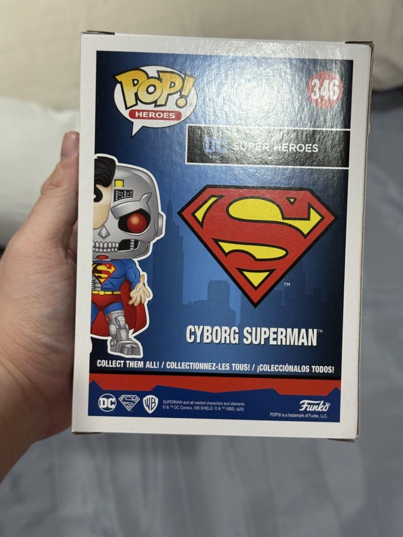 Cyborg Superman Funko Pop SCE (Category: Figurines & Statues) located in Pasig City. Submitted by kingclutter (Listing ID 1434206163, Image 3). Description: Box condition in the pics. With soft protector..