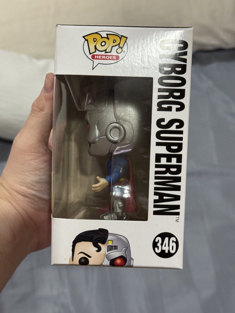 Cyborg Superman Funko Pop SCE (Category: Figurines & Statues) located in Pasig City. Submitted by kingclutter (Listing ID 1434206163, Image 2). Description: Box condition in the pics. With soft protector..