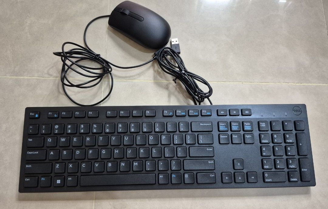 Dell Wired Keyboard with mouse  - Model KB216461416259671838720